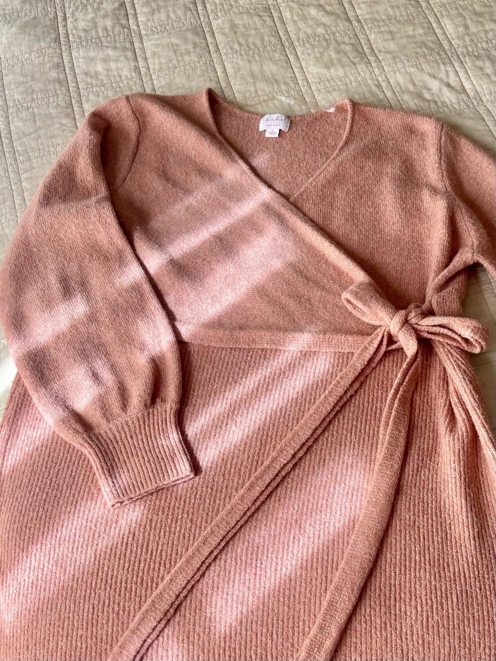 Isabel Maternity by Ingrid & Isabel Dusty Rose Wrap Cardigan